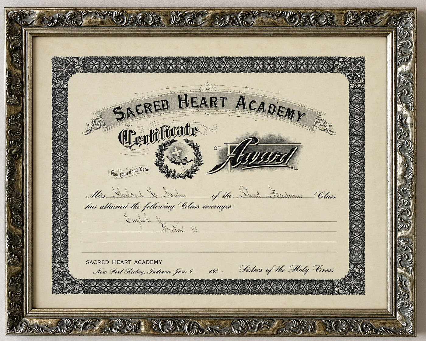 Restored Sacred Heart Academy certificate.png